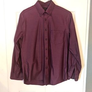 Charles Tyrwhitt button up purple shirt